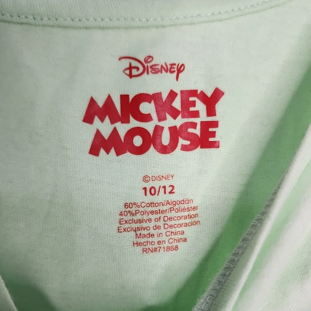 Disney Kids Green Mickey Dress
